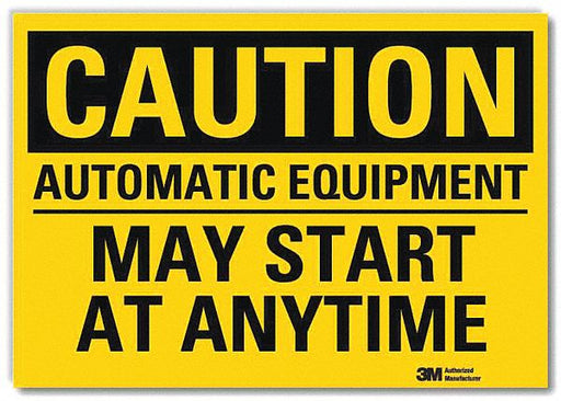 Caution Sign 7inx10in Reflctv Sheeting