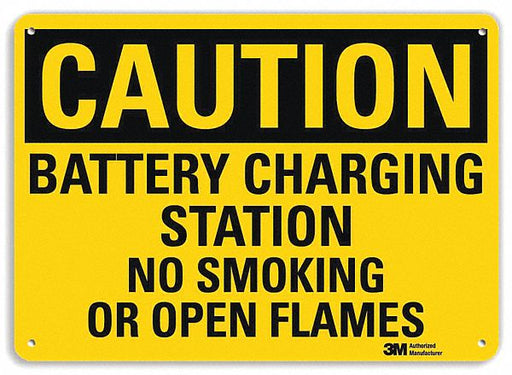 No Smoking Sign 7 in x 10 in Aluminum