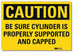 Caution Sign 7inx10in Reflctv Sheeting