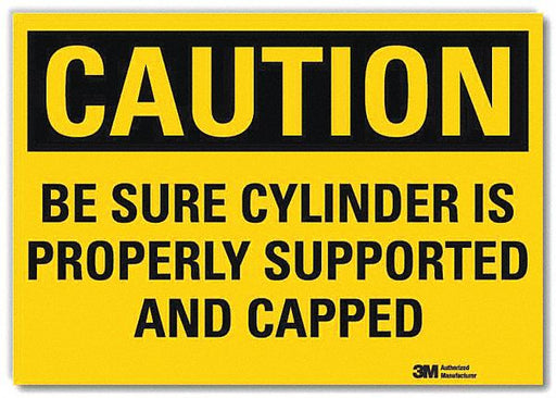 Caution Sign 7inx10in Reflctv Sheeting