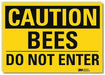 Entrance Sign 5 in x 7 in Rflct Sheeting