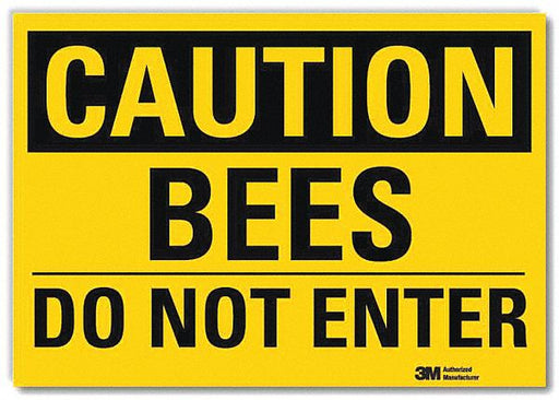 Caution Sign 7 in x 10 in Rflct Sheeting