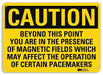 Caution Sign 7 inx10 in Plastic