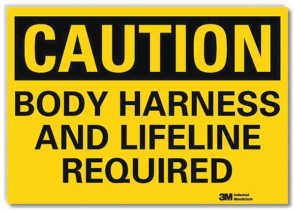 Caution Sign 5inx7in Reflective Sheeting