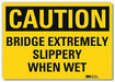 Safety Sign 5inx7in Reflective Sheeting