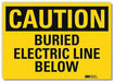 Caution Sign 10in x 14in Rflct Sheeting