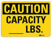Caution Sign 10 inx14 in Aluminum