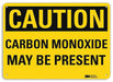 Caution Sign 7 inx10 in Plastic