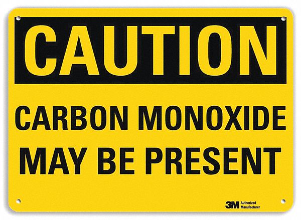 Caution Sign 7 inx10 in Plastic
