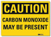 Caution Sign 5inx7in Reflective Sheeting
