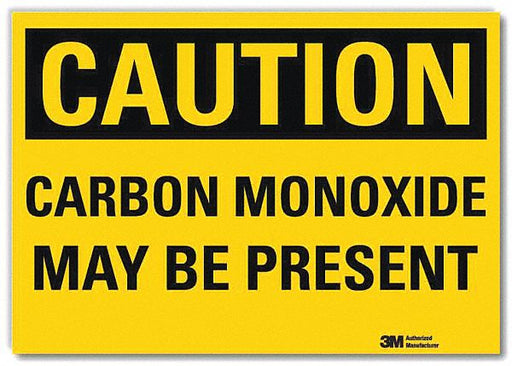 Caution Sign 5inx7in Reflective Sheeting