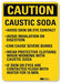 Caution Sign 10 in x 7 in Aluminum