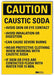 Caution Sign 7inx5in Reflective Sheeting
