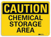 Caution Sign 7 inx10 in Plastic