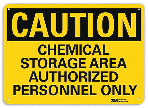Caution Sign 7 inx10 in Plastic