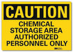 Caution Sign 5 in x 7 in Rflct Sheeting