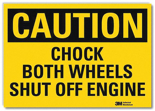 Safety Sign 7 in x 10 in Rflct Sheeting