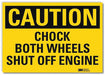 Safety Sign 10inx14in Reflctv Sheeting