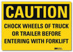 Safety Sign 7inx10in Reflective Sheeting