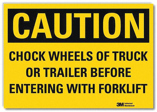 Safety Sign 7inx10in Reflective Sheeting