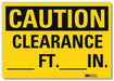 Safety Sign 5inx7in Reflective Sheeting