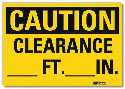 Safety Sign 5inx7in Reflective Sheeting