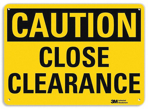 Safety Sign 10 inx14 in Aluminum