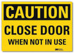 Safety Sign 7inx10in Reflective Sheeting