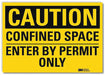 Caution Sign 7inx10in Reflctv Sheeting