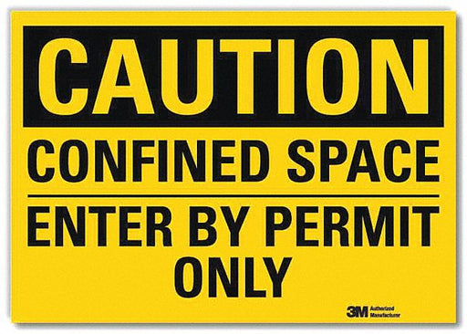 Caution Sign 7inx10in Reflctv Sheeting
