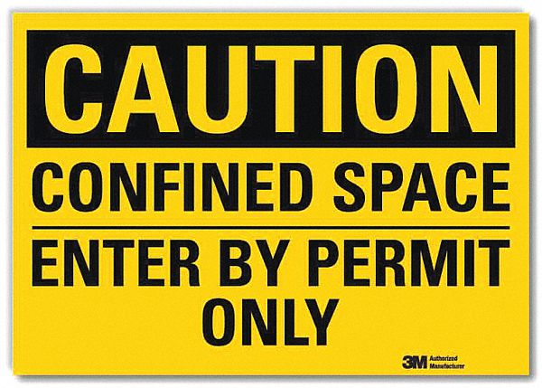 Caution Sign 7inx10in Reflctv Sheeting