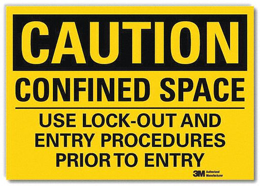 Caution Sign 10x14in Reflective Sheeting