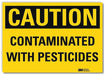 Caution Sign 7 in x 10 in Rflct Sheeting