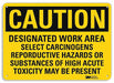 Caution Sign 10 in x 14 in Plastic