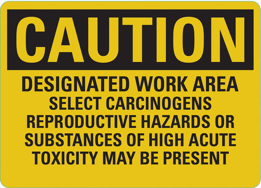 Caution Sign 7 in x 10 in Rflct Sheeting