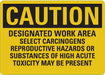 Caution Sign 5inx7in Reflective Sheeting