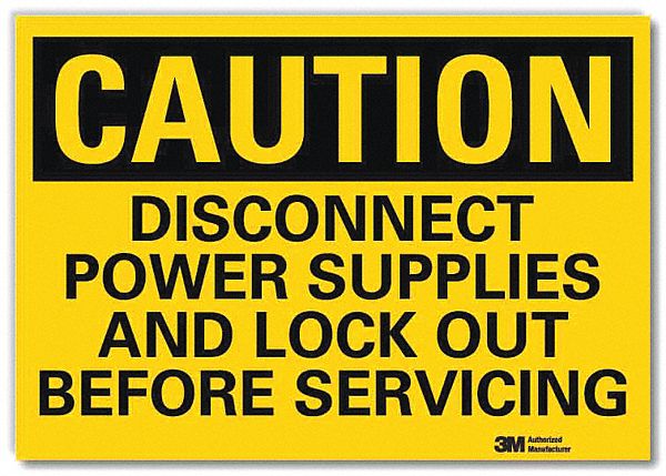 Caution Sign 5inx7in Reflective Sheeting