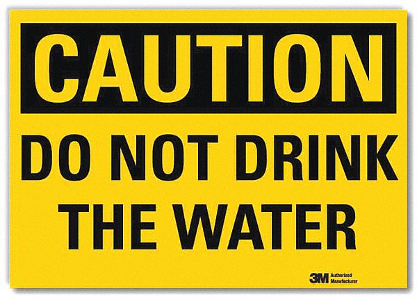 Safety Sign 5inx7in Reflective Sheeting