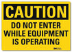 Entrance Sign 10in x 14in Rflct Sheeting