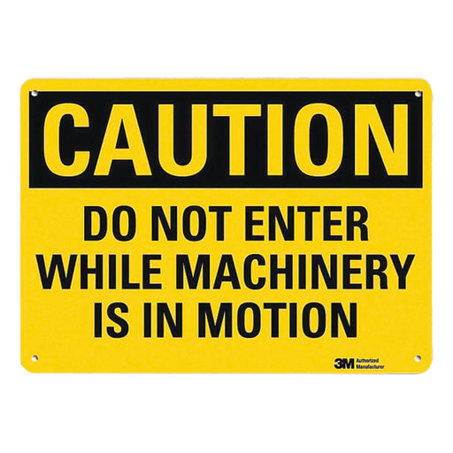 Caution Sign 7 inx10 in Plastic