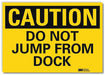 Reflective Facility Info Label 7inx10in
