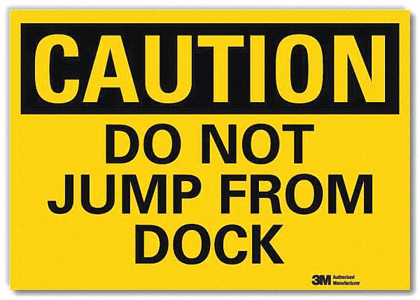 Reflective Facility Info Label 7inx10in