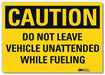 Safety Sign 10inx14in Reflctv Sheeting
