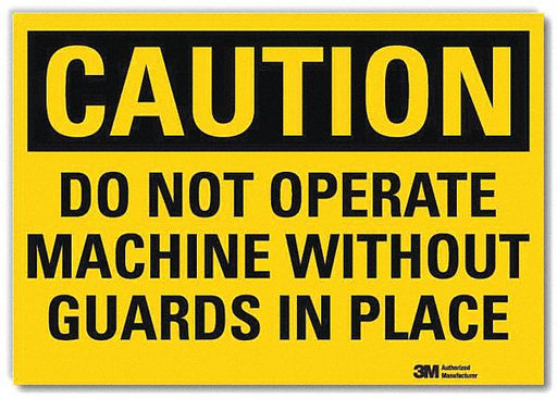 Safety Sign 7 in x 10 in Rflct Sheeting