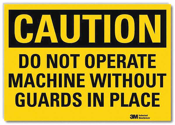 Safety Sign 7 in x 10 in Rflct Sheeting