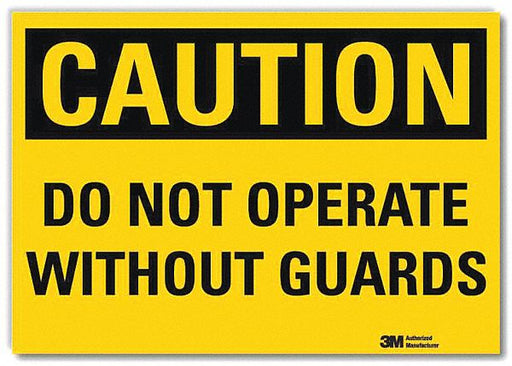 Safety Sign 7 in x 10 in Rflct Sheeting