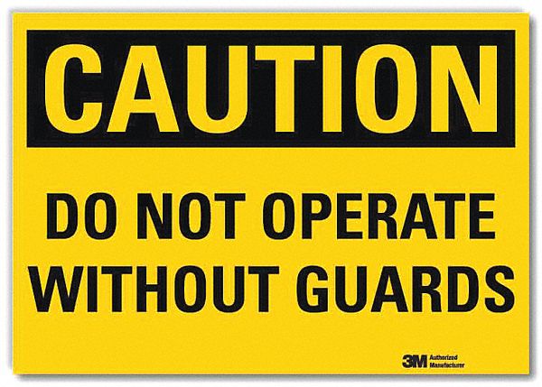 Safety Sign 5inx7in Reflective Sheeting