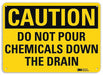 Caution Sign 10 in x 14 in Aluminum