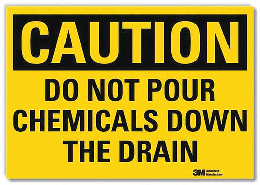 Caution Sign 7 in x 10 in Rflct Sheeting