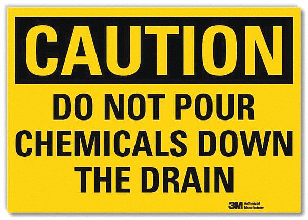 Caution Sign 5inx7in Reflective Sheeting